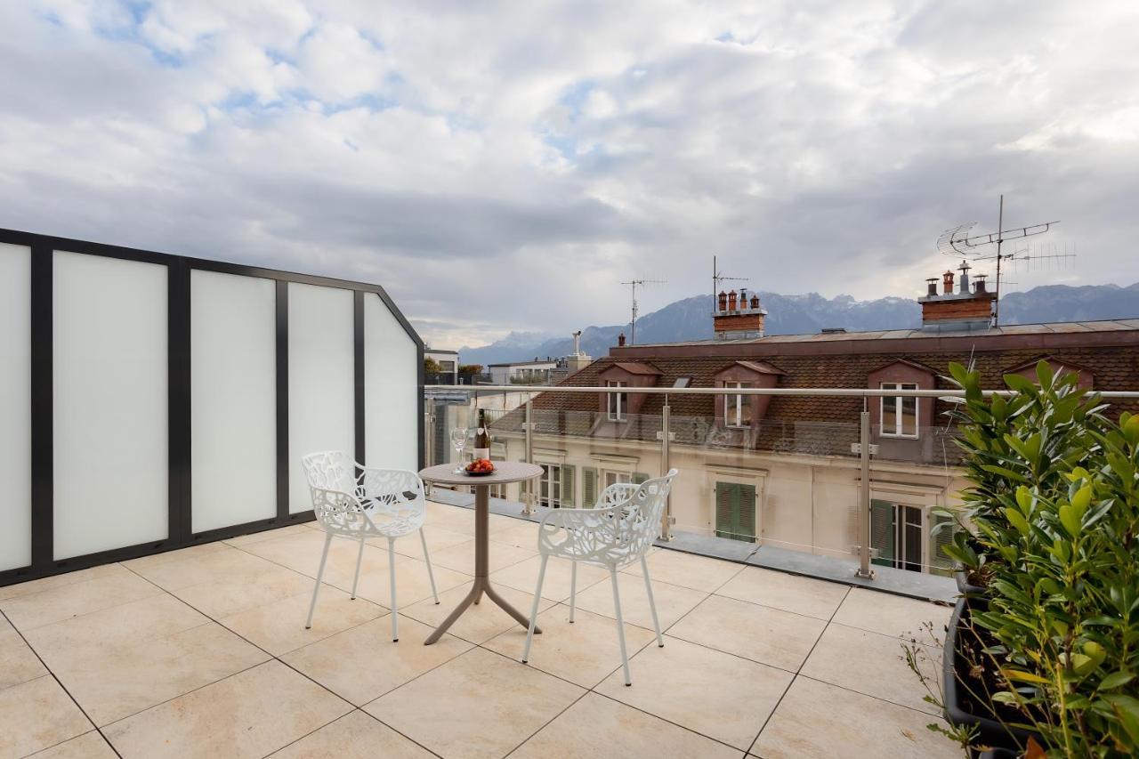 Visionapartments Vevey - Contactless Check-In Bagian luar foto